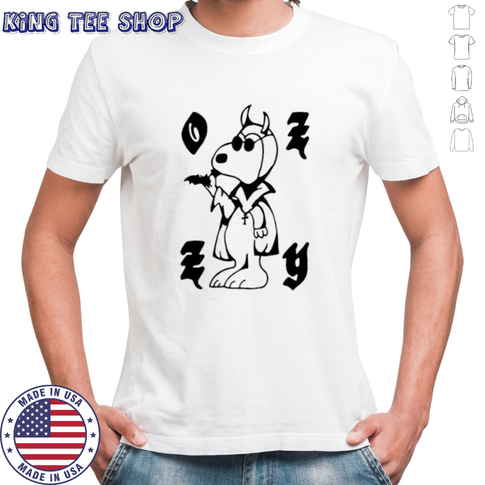 Chinacat Ozzy Snoopy parody shirt