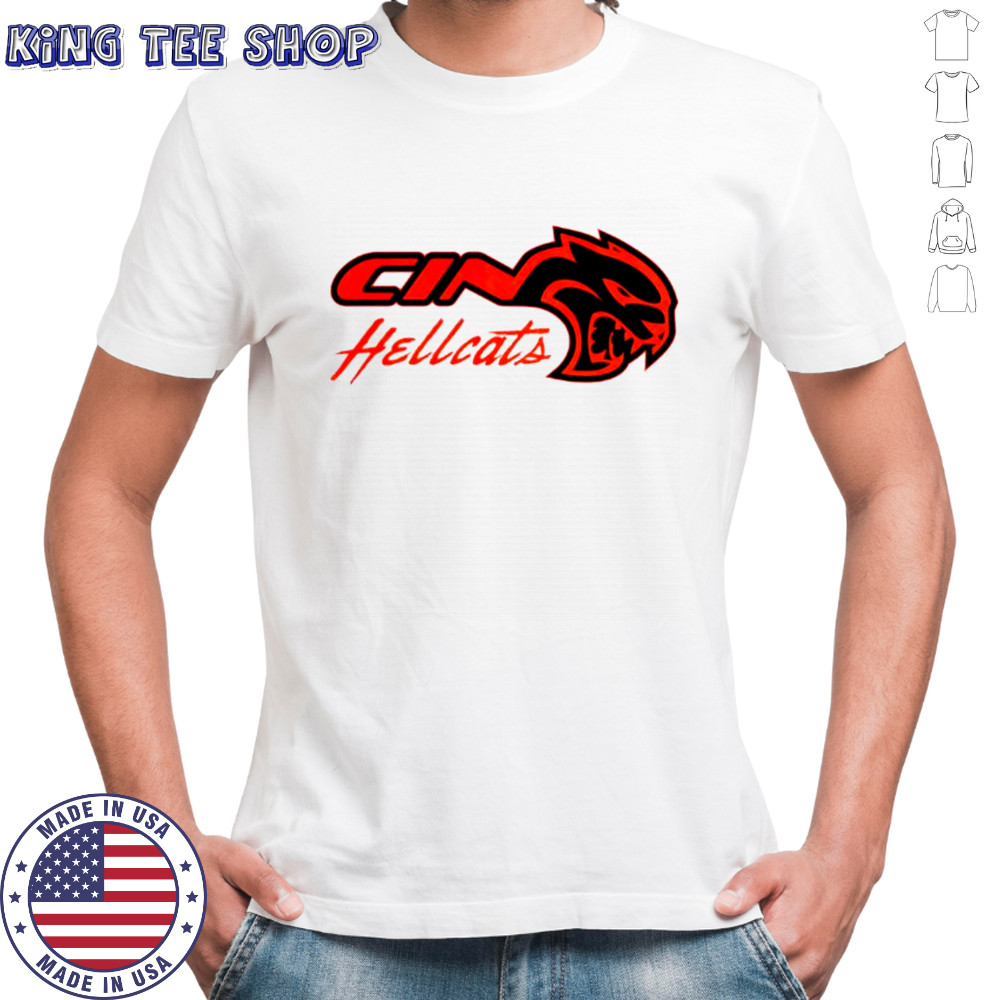 Cincinnati Bearcats Dodge Hellcat logo shirt