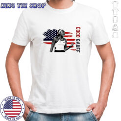 Coco Gauff tennis palyer flag shirt