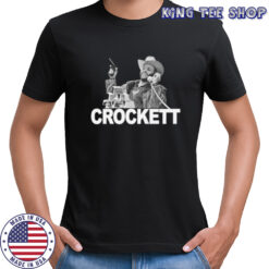 Crockett guns and gold shirt