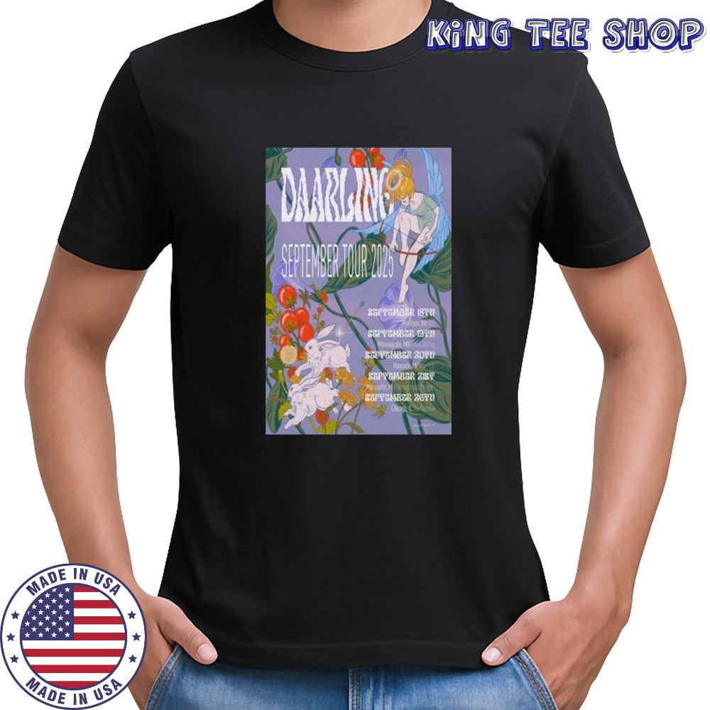 Daarling September Tour 2025 Bunny T-shirt