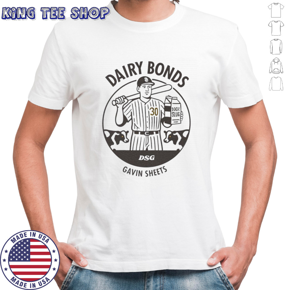 Dairy Bonds Gavin Sheets San Diego Padres MLB shirt