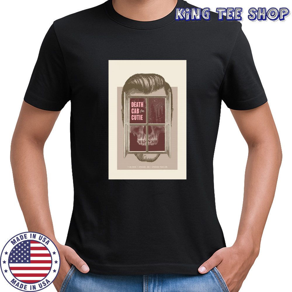 Death Cab for Cutie July 30 2025 at Spokane Pavilion Spokane WA Poster T-Shirt