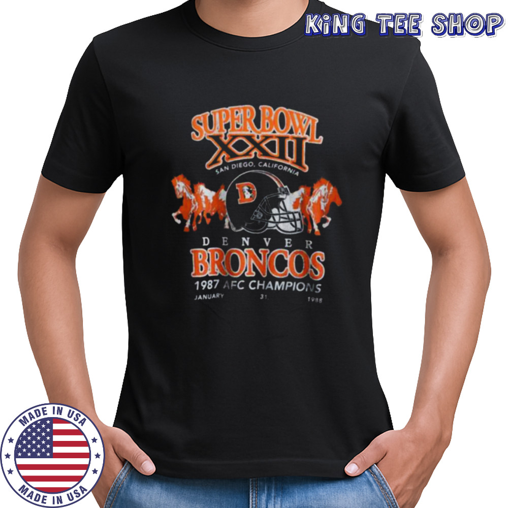 Denver Broncos Super Bowl XXII Champions Sweatshirt Shirt