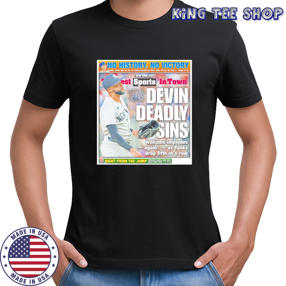 Devin Williams New York Yankees no history no victory shirt