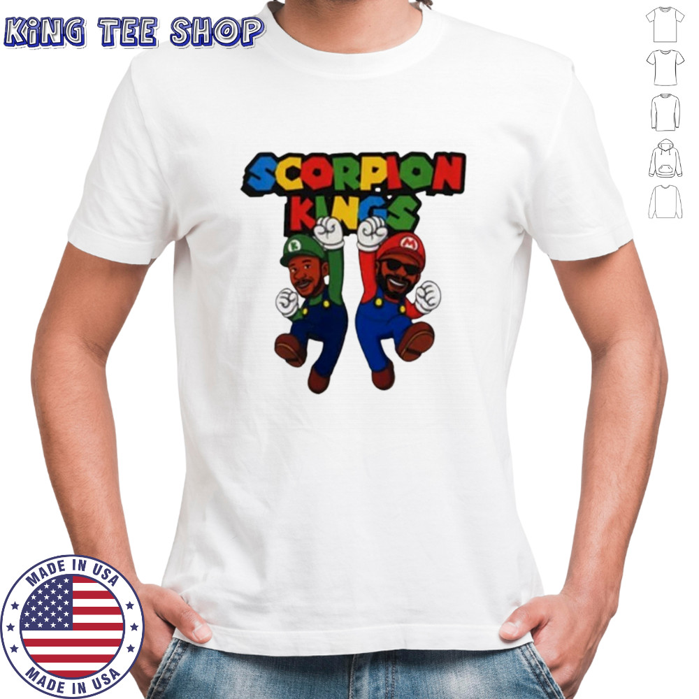 DJ Maphorisa and Kabza de Small Mario Scorpion king shirt