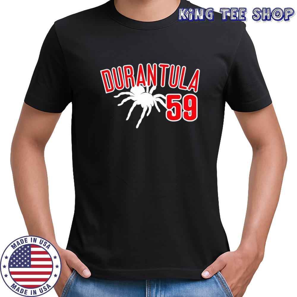 Durantula spider 59 Jhoan Duran Philadelphia Phillies baseball shirt
