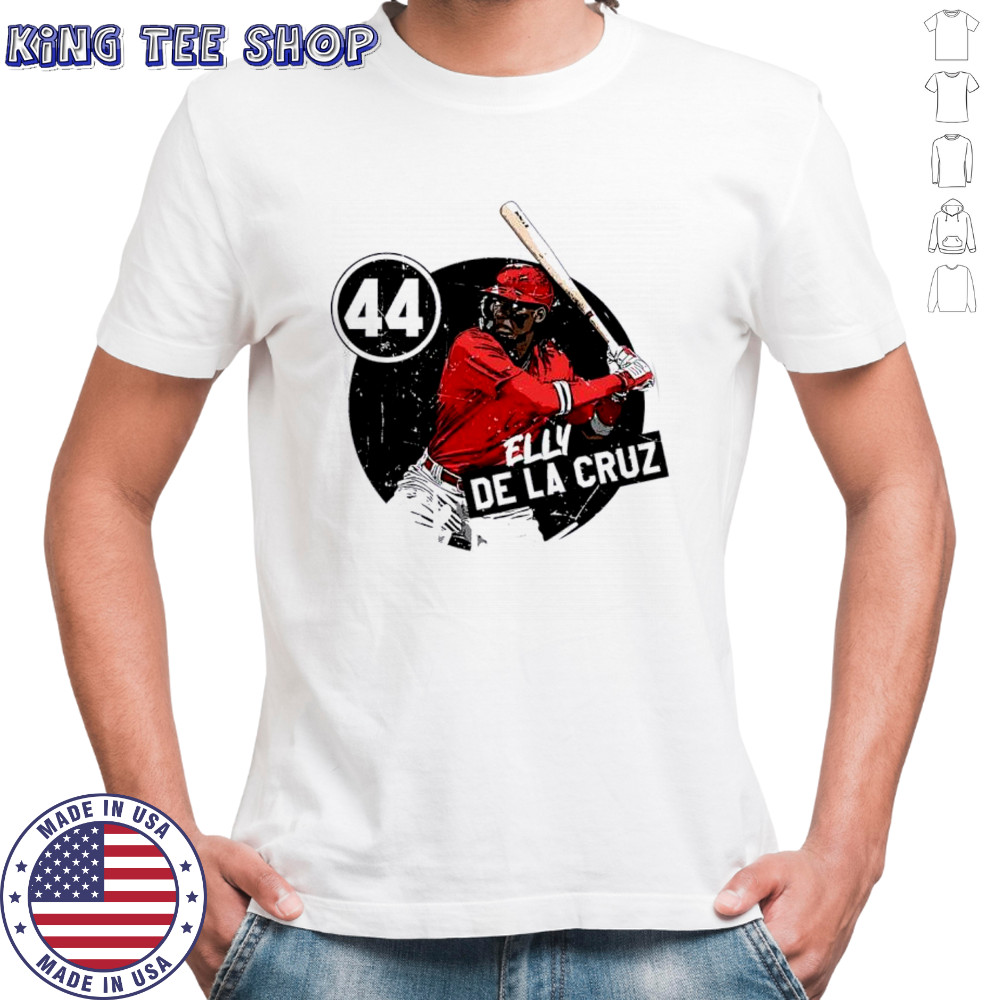 Elly De La Cruz #44 Cincinnati MLB Players League signature vintage shirt
