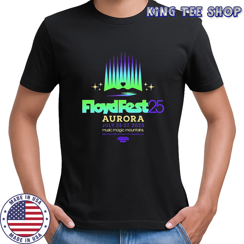 FloydFest Aurora 2025 Billboard T-shirt