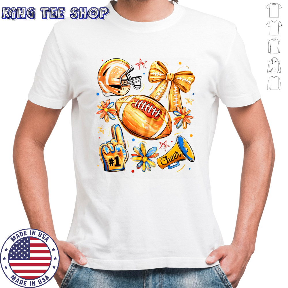 Football Game Day Football Season Fall Autumn Coquette Bow shirt