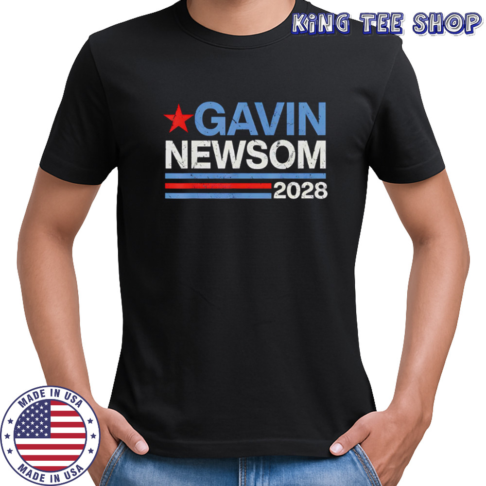 Gavin Newsom 2028 President 48 Election Campaign shirt