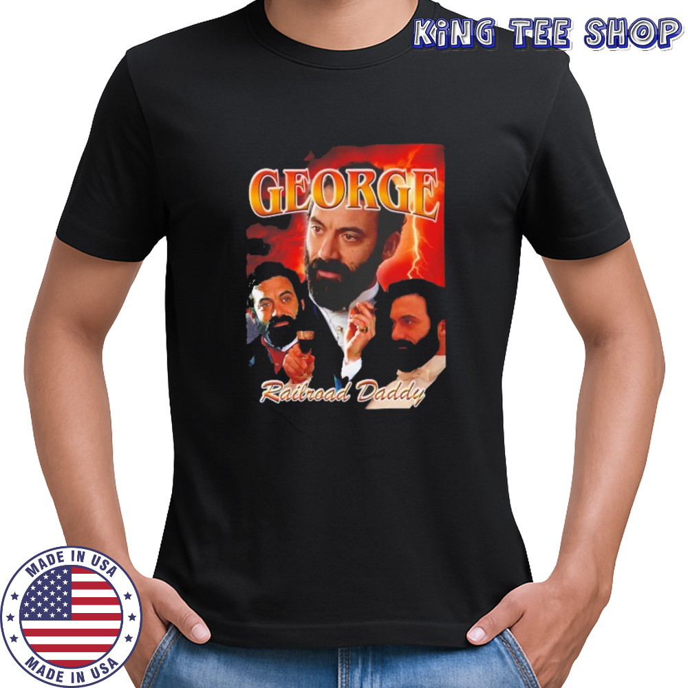 George Russell railroad daddy graphic shirt