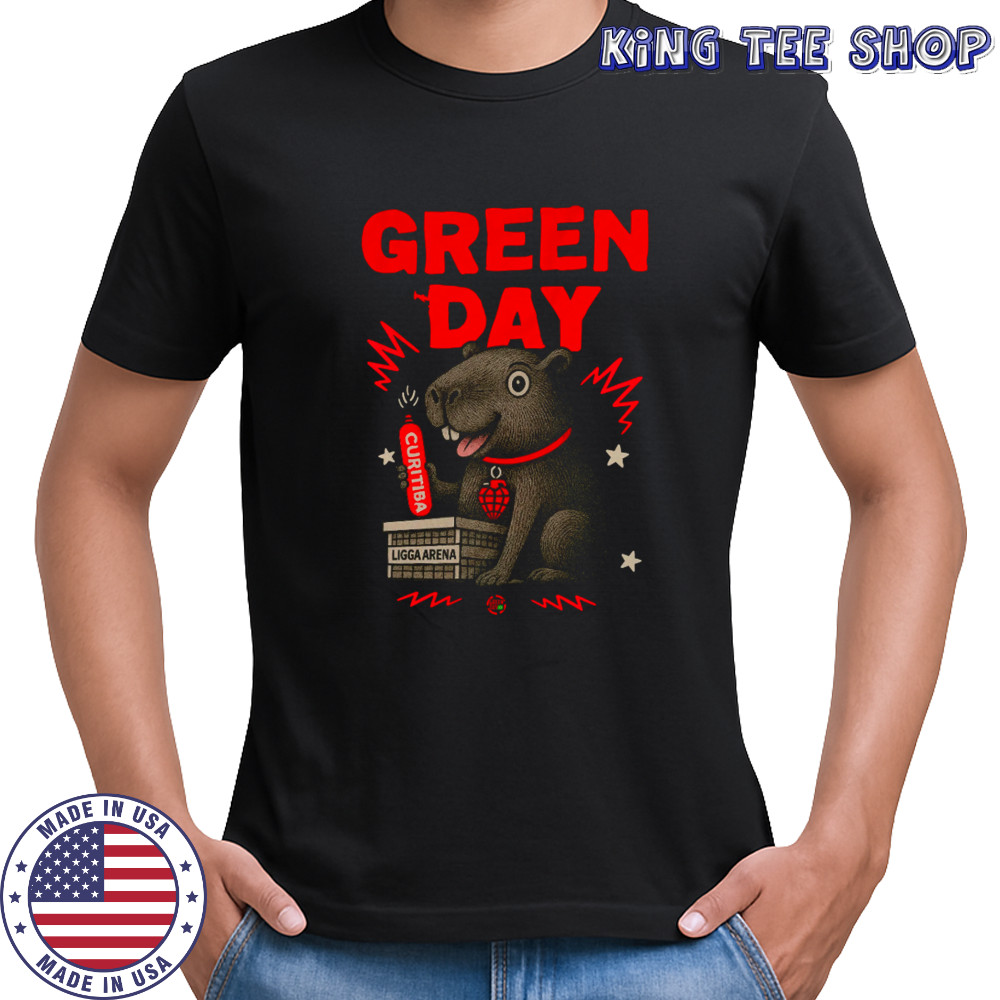 Green Day Brasil Tour Curitiba 2025 T-Shirt