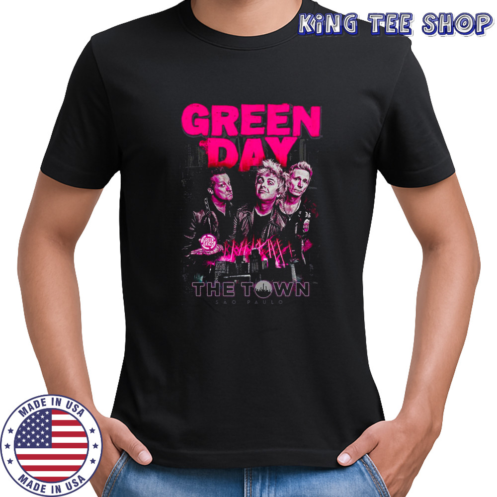 Green Day Brasil Tour The Town 2025 T-Shirt