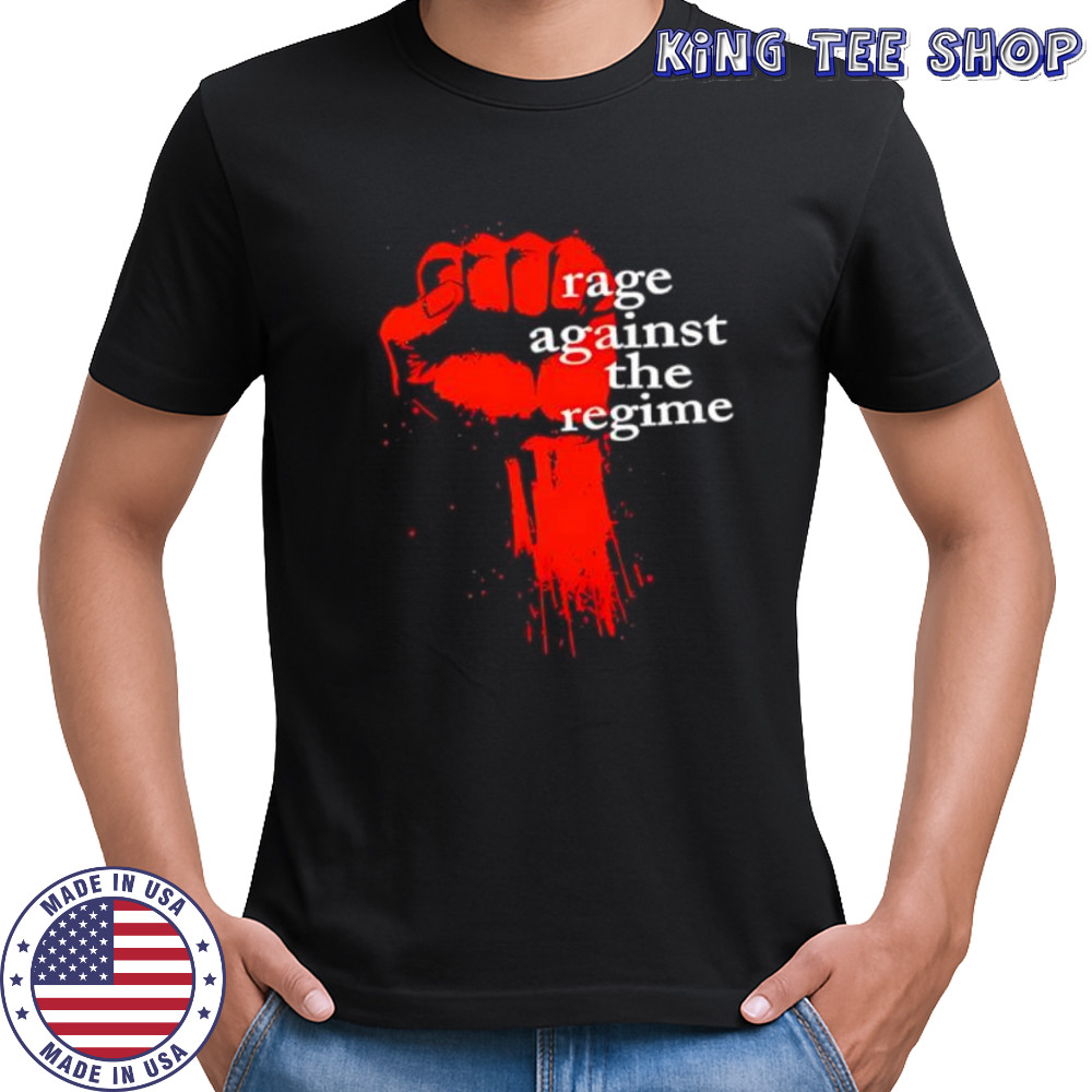 Hand Rage Against The Regime shirt