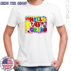 Hello 7th Grade Back To School Square Root Of 49 Math Lover Notebook T-shirt