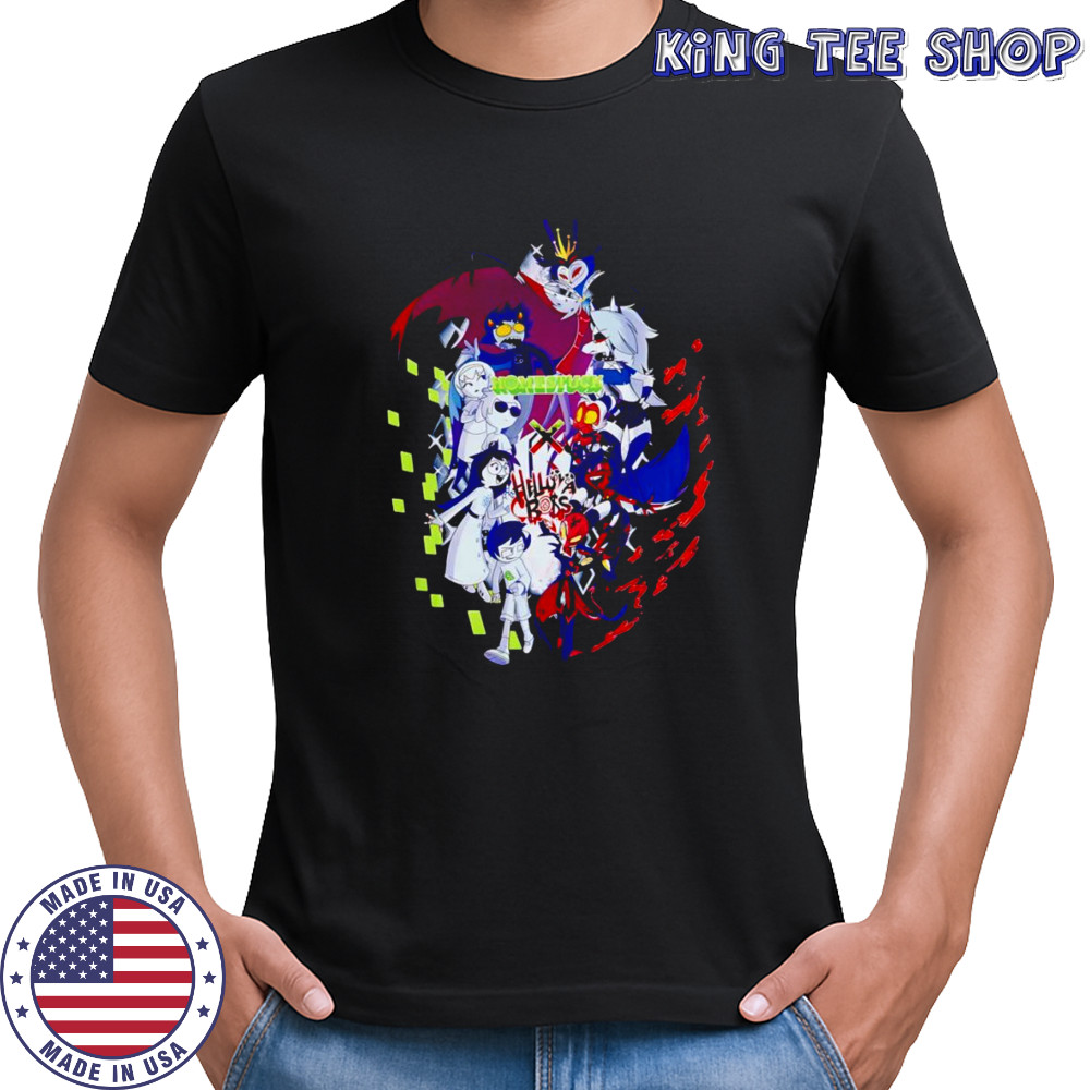 Helluva Boss x Homestuck Hazbin Hotel shirt