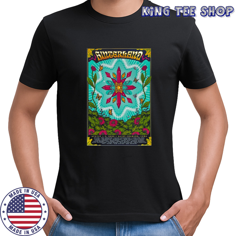 Hinterland Music Festival Aug 1-3 2025 In St. Charles Iowa Poster T-Shirt
