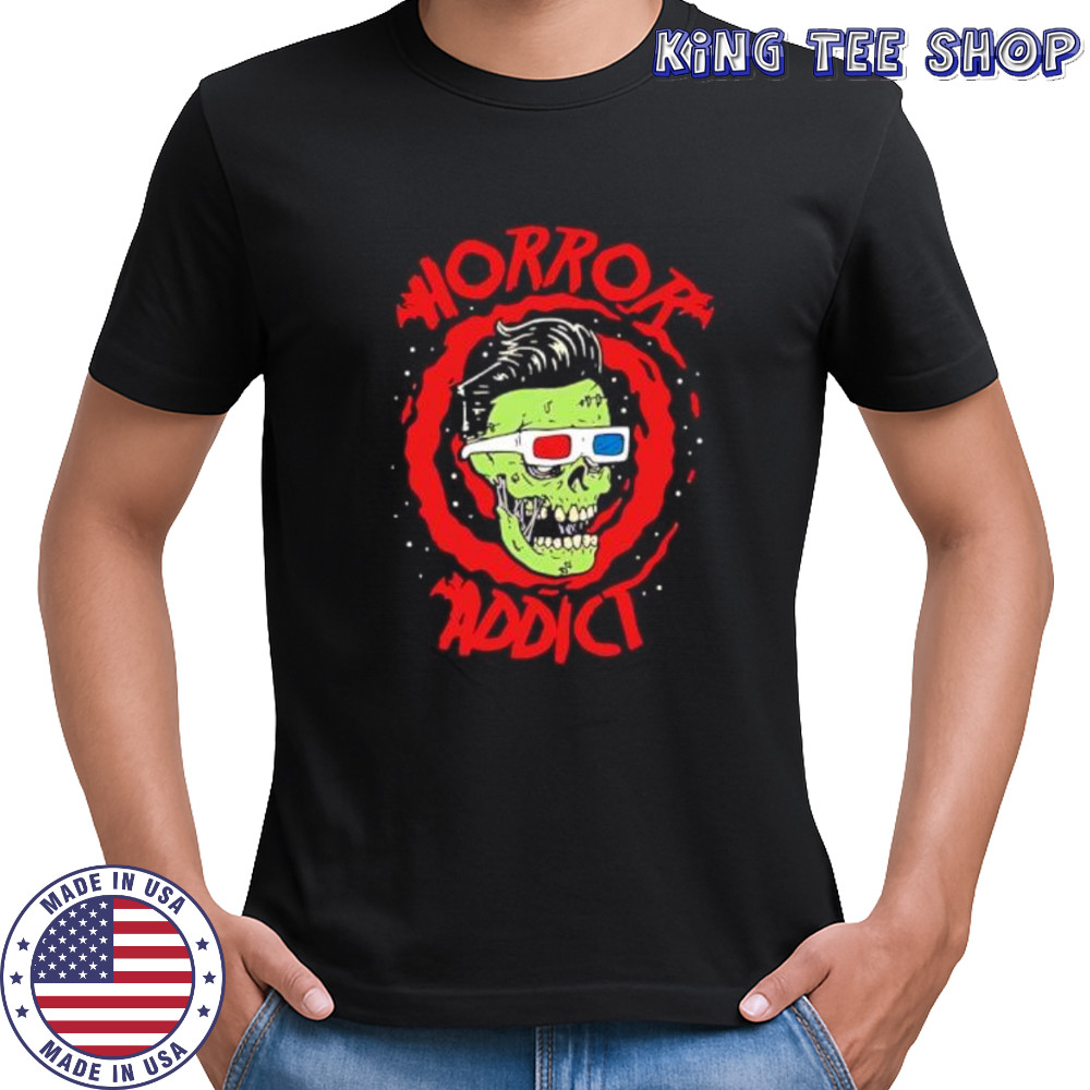 Horror Movie Addict Scary Halloween shirt