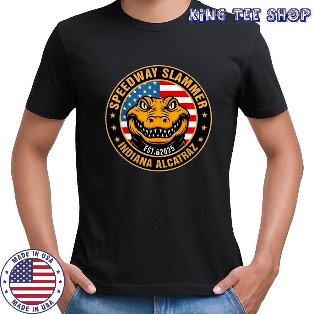 Indiana Speedway Slammer Detention Prison Jail Shirt
