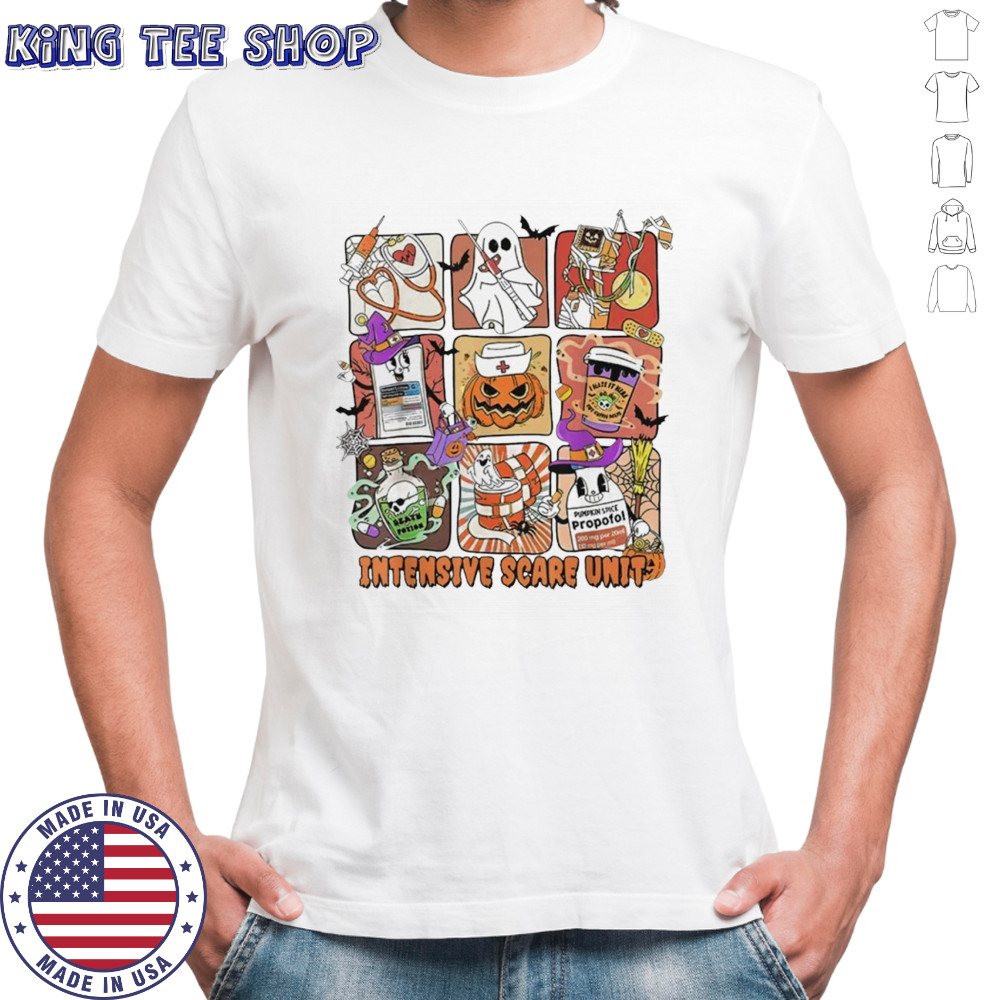 Intensive scare unit nurse Halloween shirt