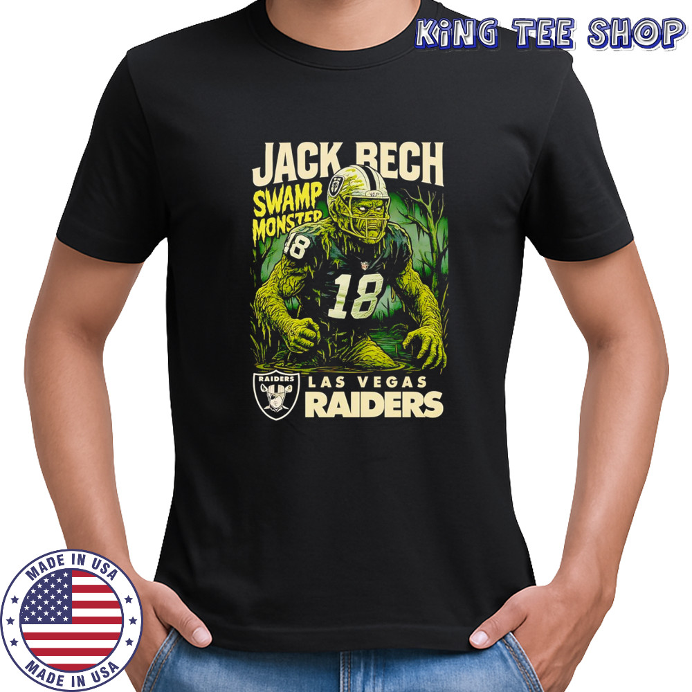 Jack Rech swamp monster Las Vegas Raiders shirt