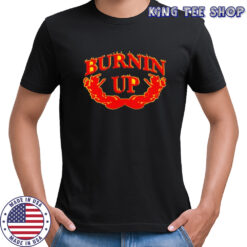 Jonas Brothers wearing burnin up shirt