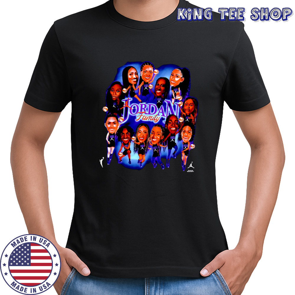 Jordan Family X Playa Society WNBA shirt