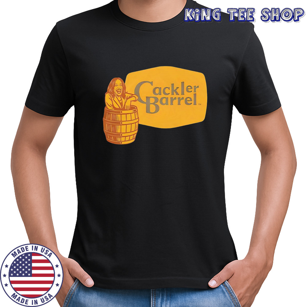 Kamala Harris Crack Barrel logo shirt