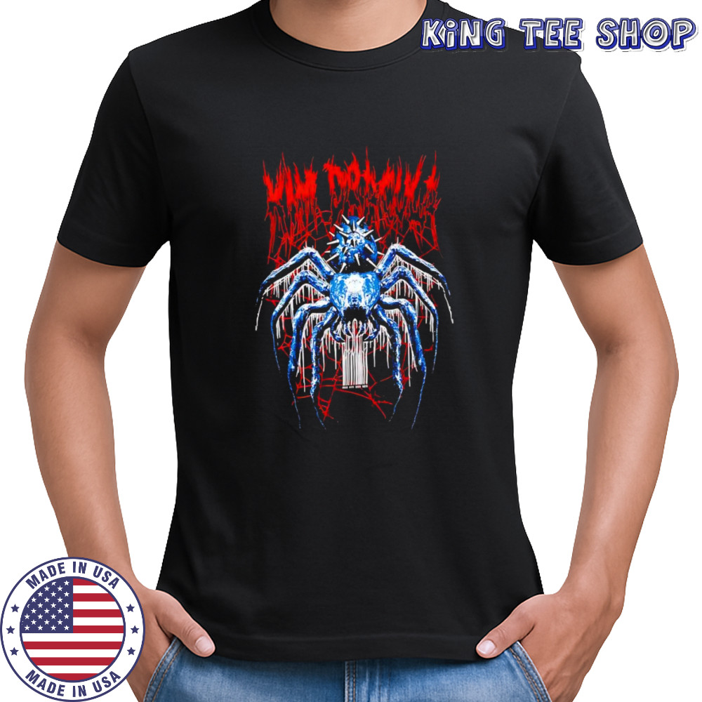 Kim Dracula Spiked Spider shirt
