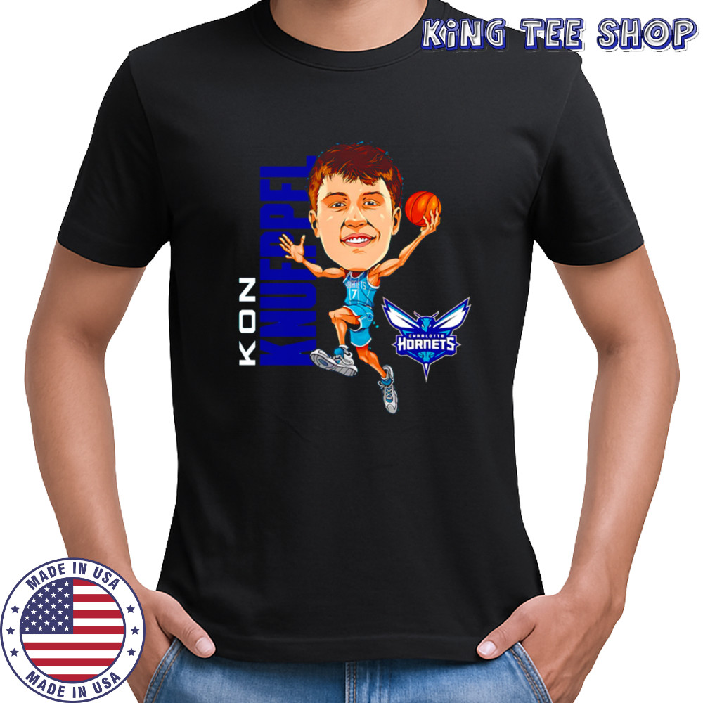 Kon Knueppel Charlotte Hornets Caricature cartoon shirt