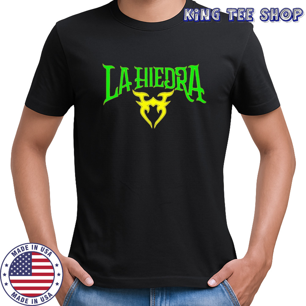 La Hiedra AAA superstar WWE logo shirt
