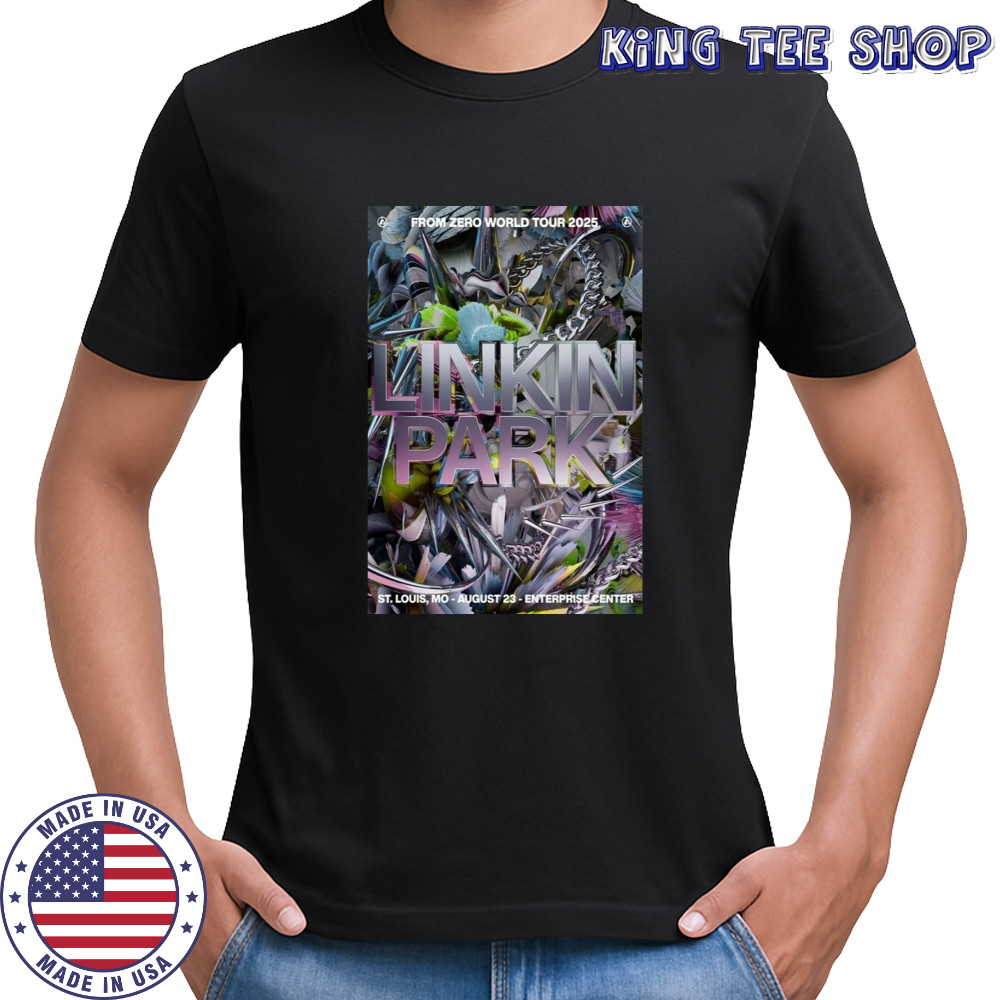 Linkin Park From Zero World Tour Detroit MI Aug 14 2025 Poster T-Shirt