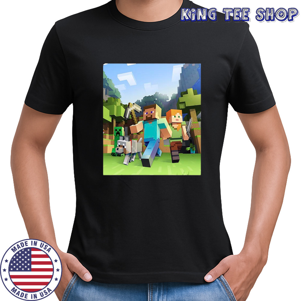 Live Action Minecraft Movie 2025 Official Poster Vintage T-Shirt