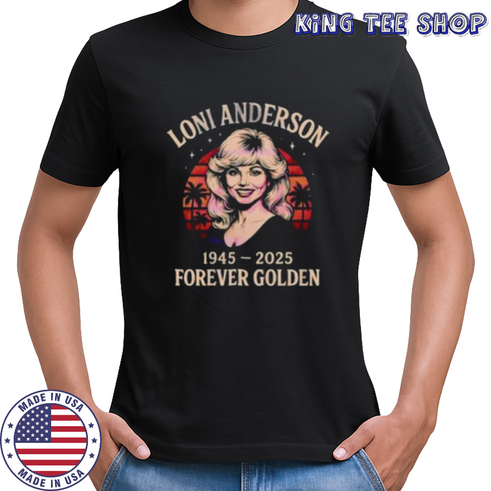 Loni Anderson Forever Golden Sunset Vintage Shirt