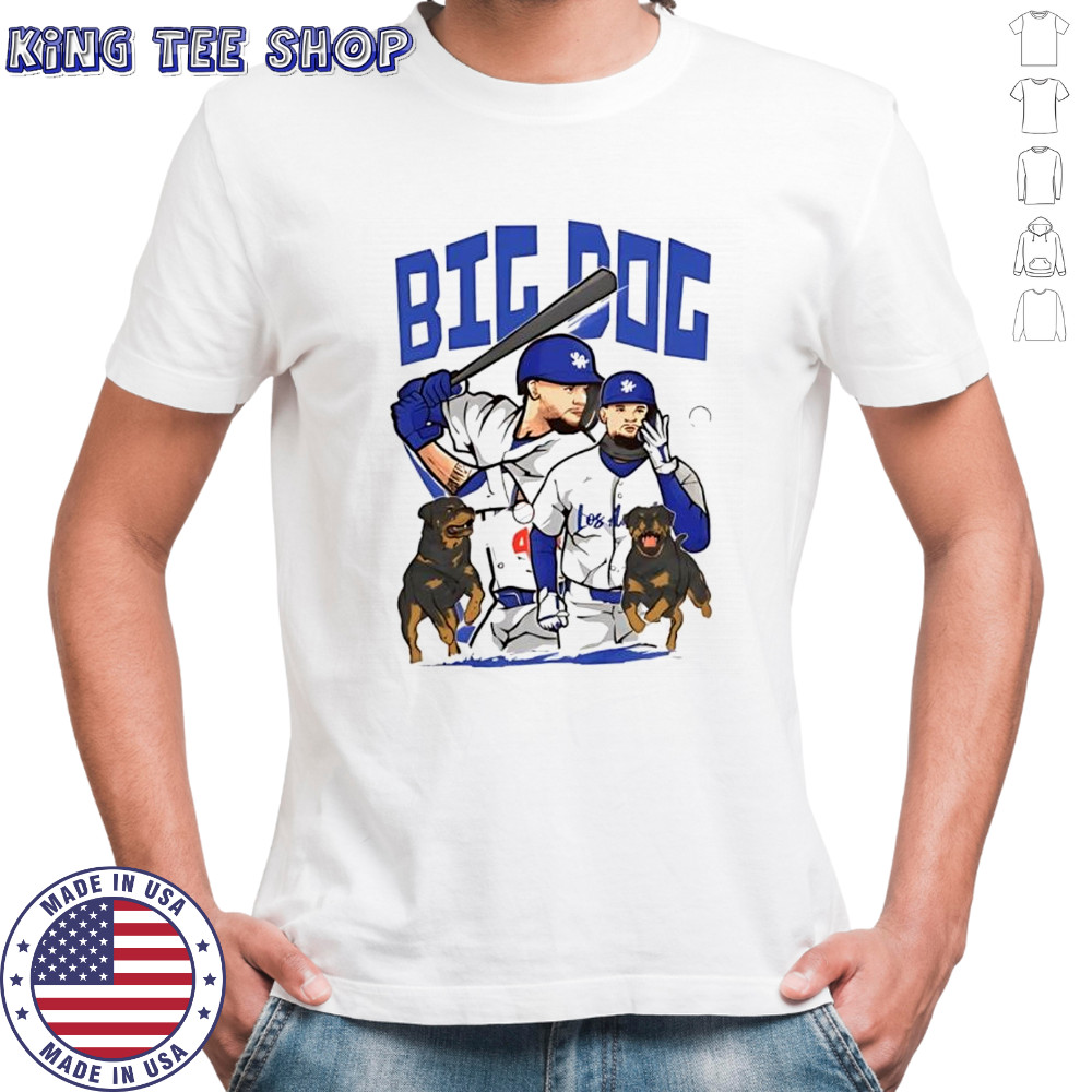 Los Angeles Dodgers baseball the big dog vintage graphic shirt
