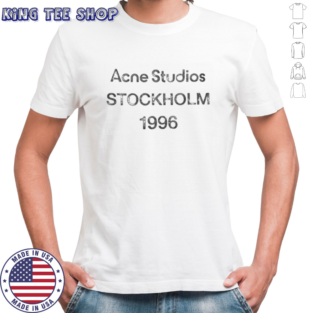 Malachi barton acne studios logo shirt
