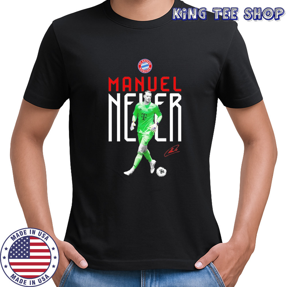 Manuel Neuer FC Bayern soccer signature shirt