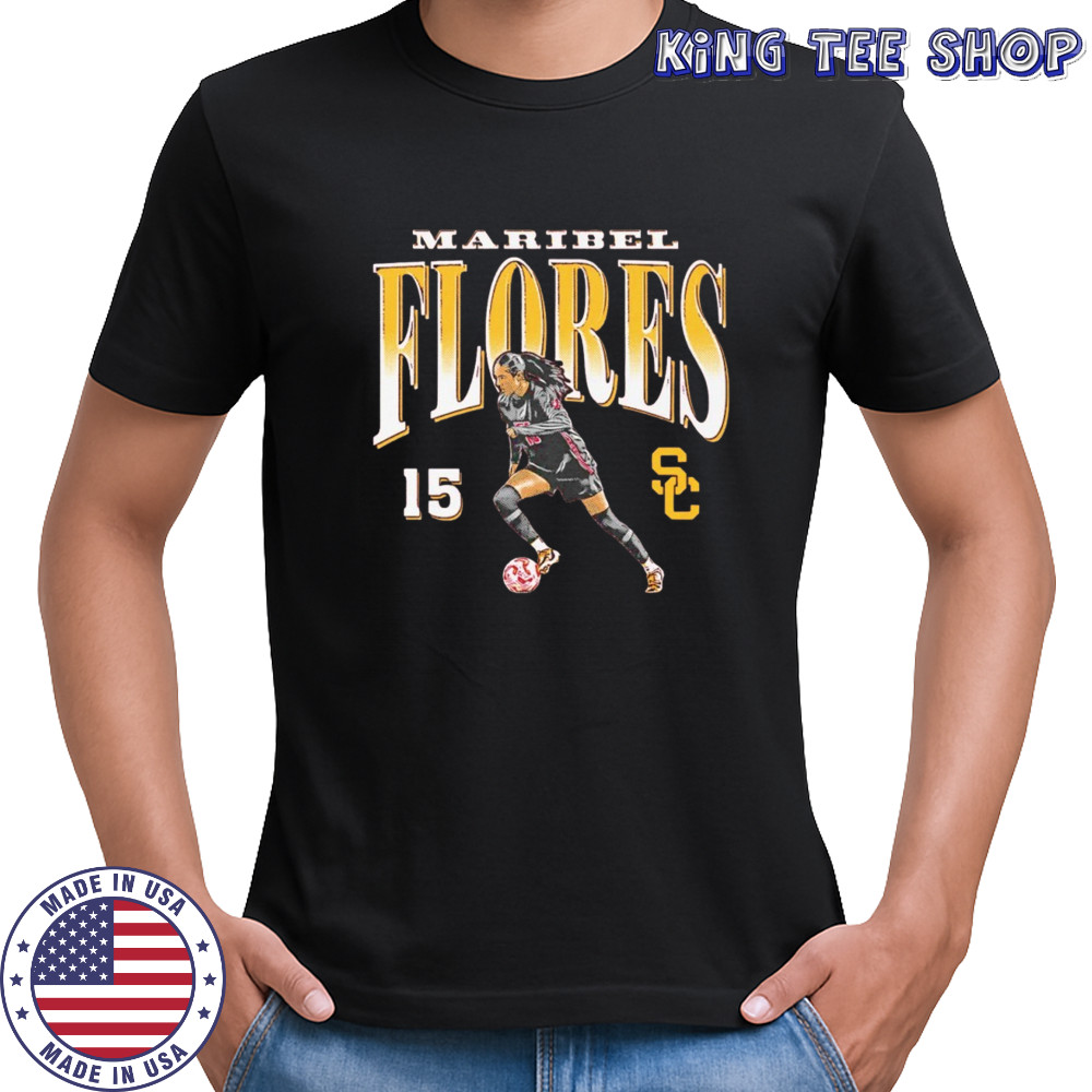 Maribel Flores USC Trojans soccer illustrated shirt