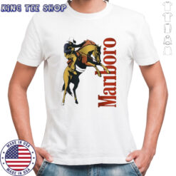 Marlboro Cowboy on horse shirt