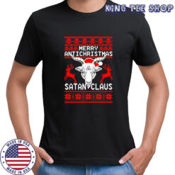 Merry antichristmas Satan claus Ugly Christmas sweatshirt