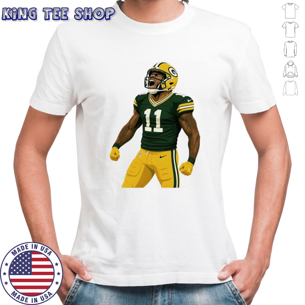 Micah Parsons Green Bay football beast mode linebacker graphic shirt