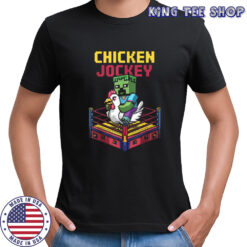 Minecraft Movie Chicken Jockey Meme T-Shirt