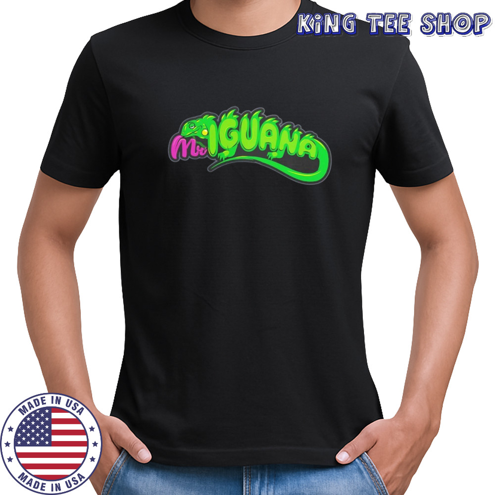 Mr. Iguana AAA superstar WWE logo shirt
