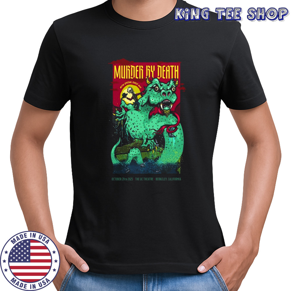 Murder By Death Oct 28 2025 Berkeley CA Poster T-Shirt