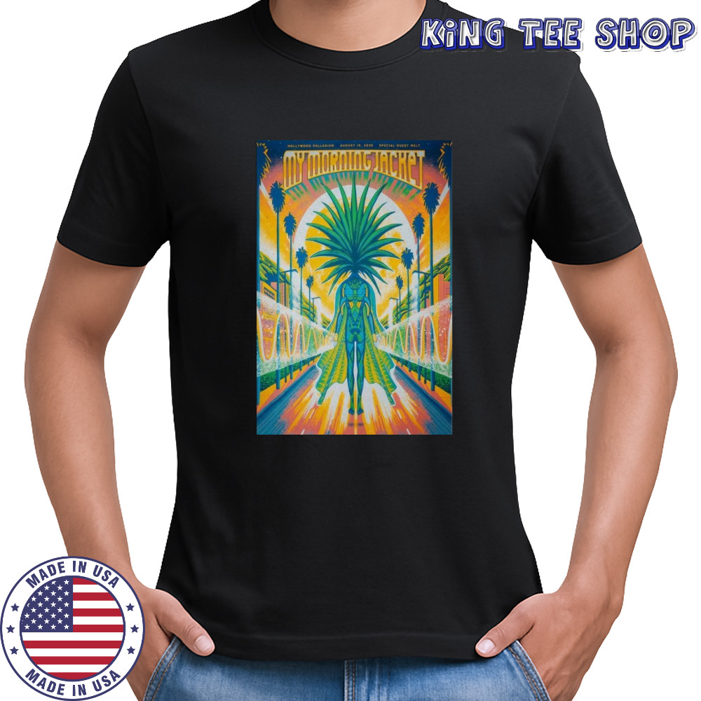 My Morning Jacket Aug 19 2025 Hollywood Palladium In Los Angeles CA Poster T-Shirt