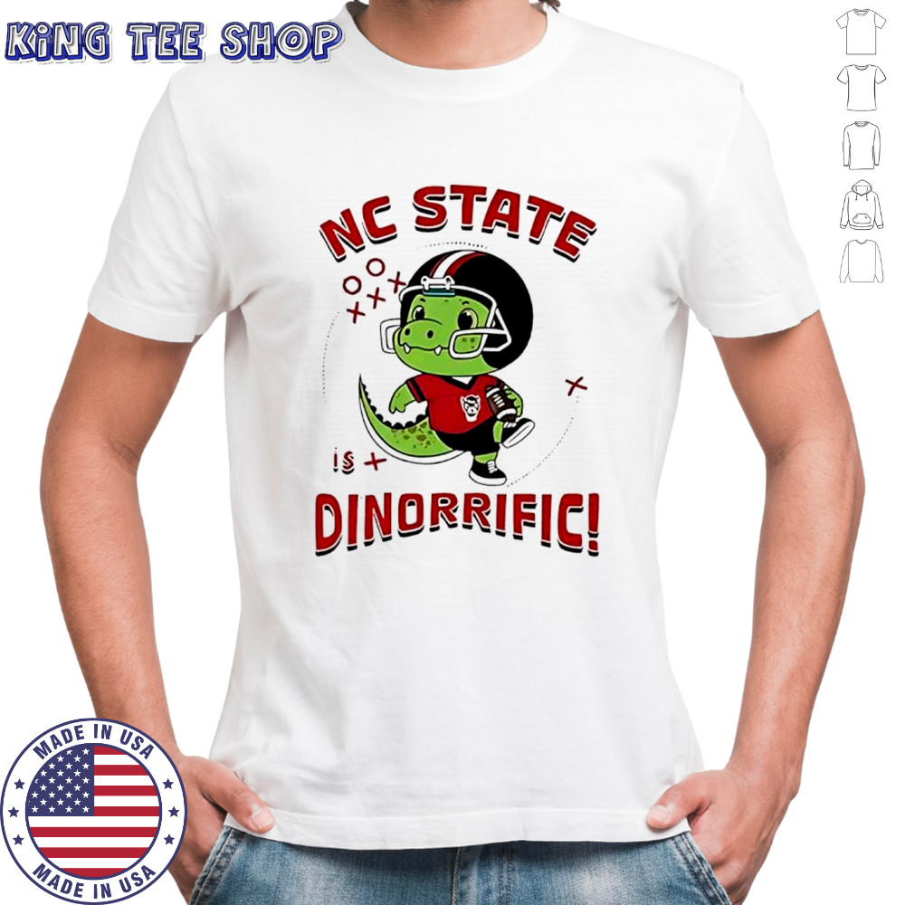 NC State Wolfpack Dino-Riffic graphic shirt