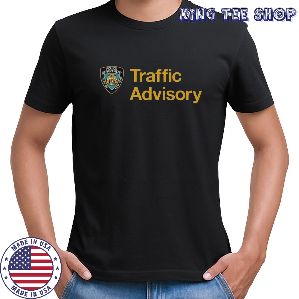 New York City Police Department Traffic Advisory T-Shirt
