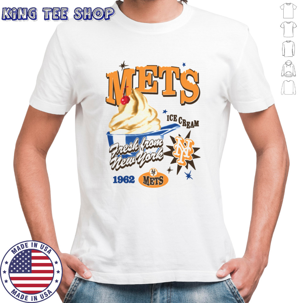 New York Mets ’47 Light Blue Ice Cream Parlor Foundation T Shirt