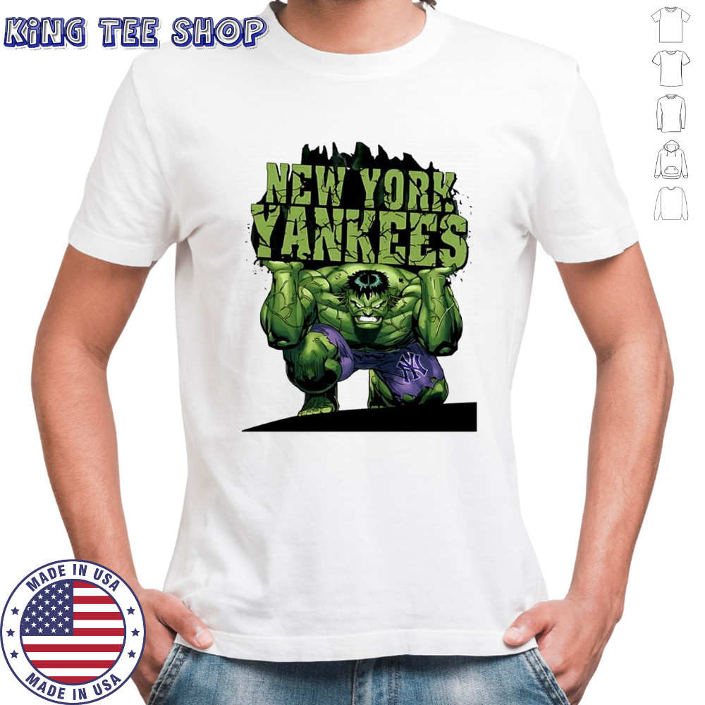 New York Yankees Baseball Incredible Hulk Marvel Avengers shirt